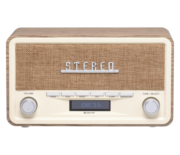 Denver Radio retro DAB+/FM Denver DAB-18 ligh wood - 1535077 - zdjęcie 2